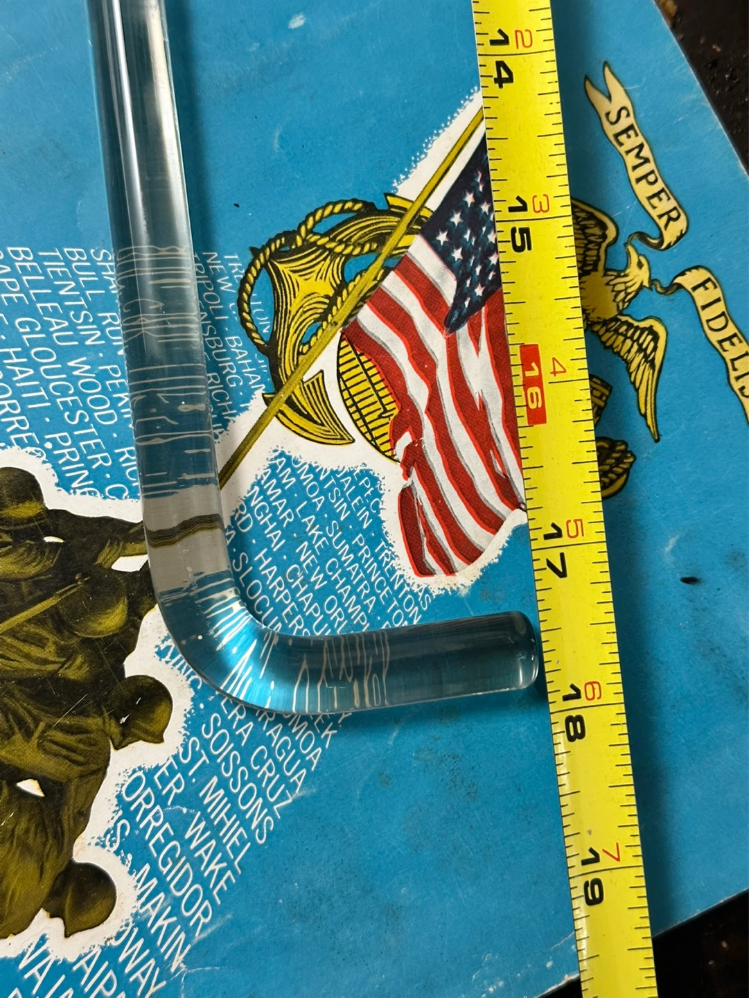 antique glass replacement towel bar - photo 5