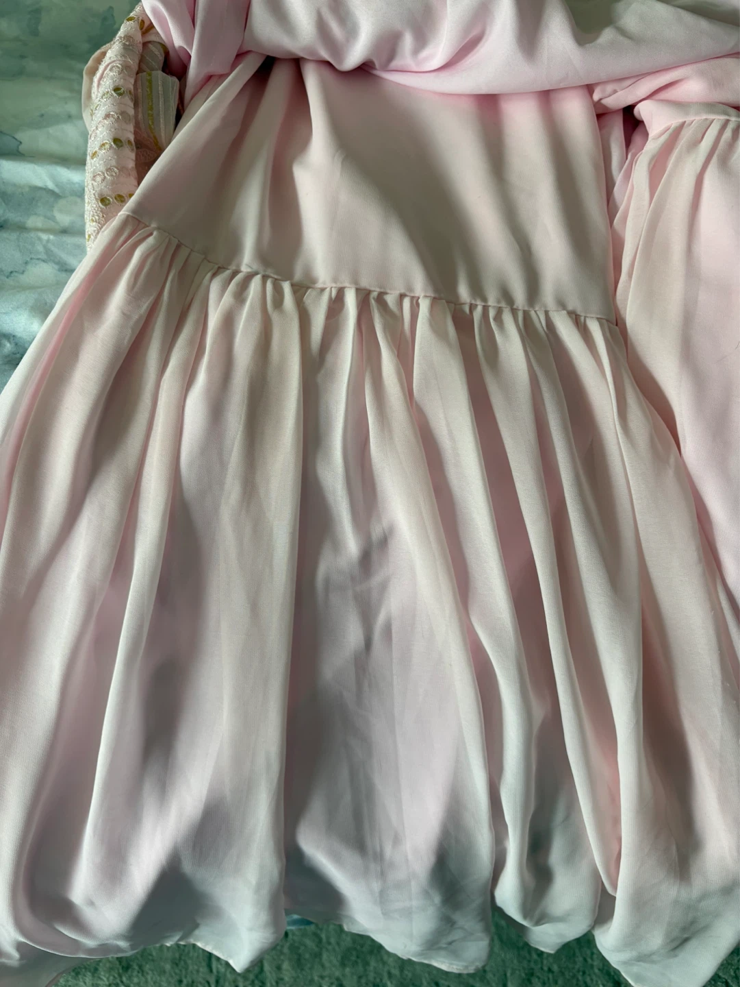 Pink Embroidered Kurti with Dupatta