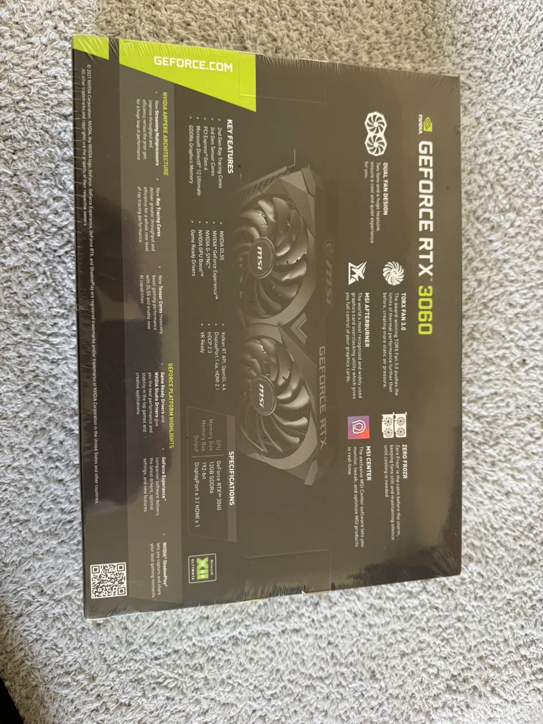 MSI GeForce RTX 3060 Ventus 2X 12GB GDDR6 Graphics Card - photo 5