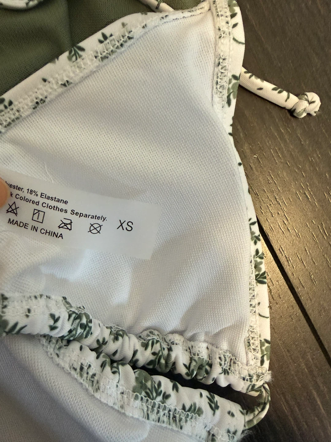 SHEIN Floral Print Bikini Swimsuit XS - photo 2