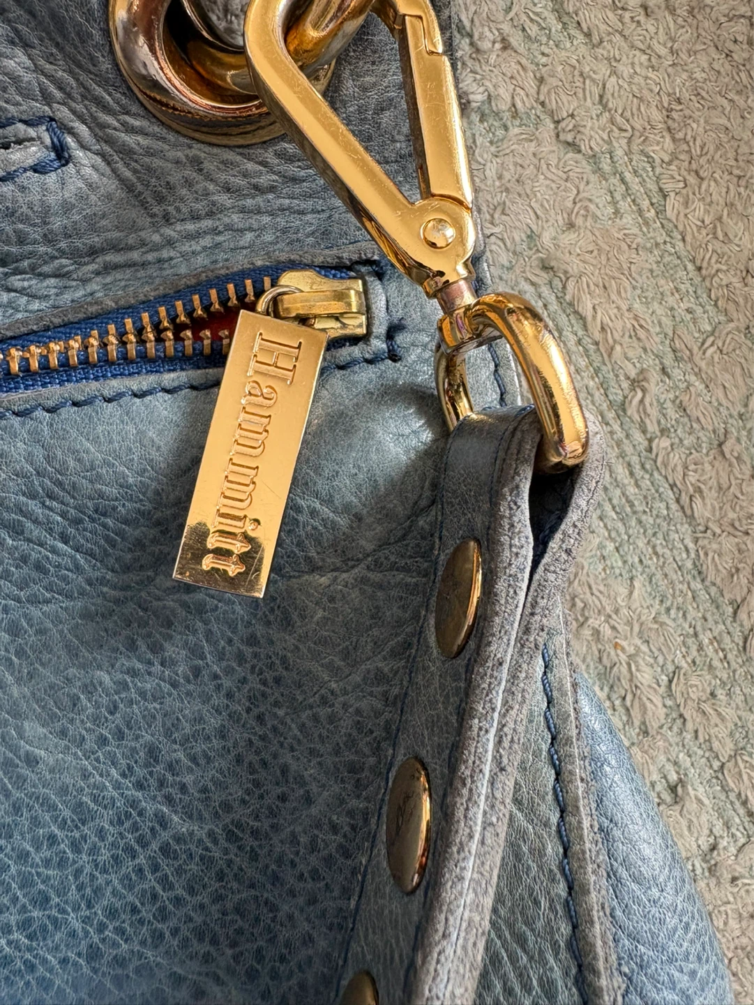 Hammitt Blue Leather Crossbody Bag - photo 2