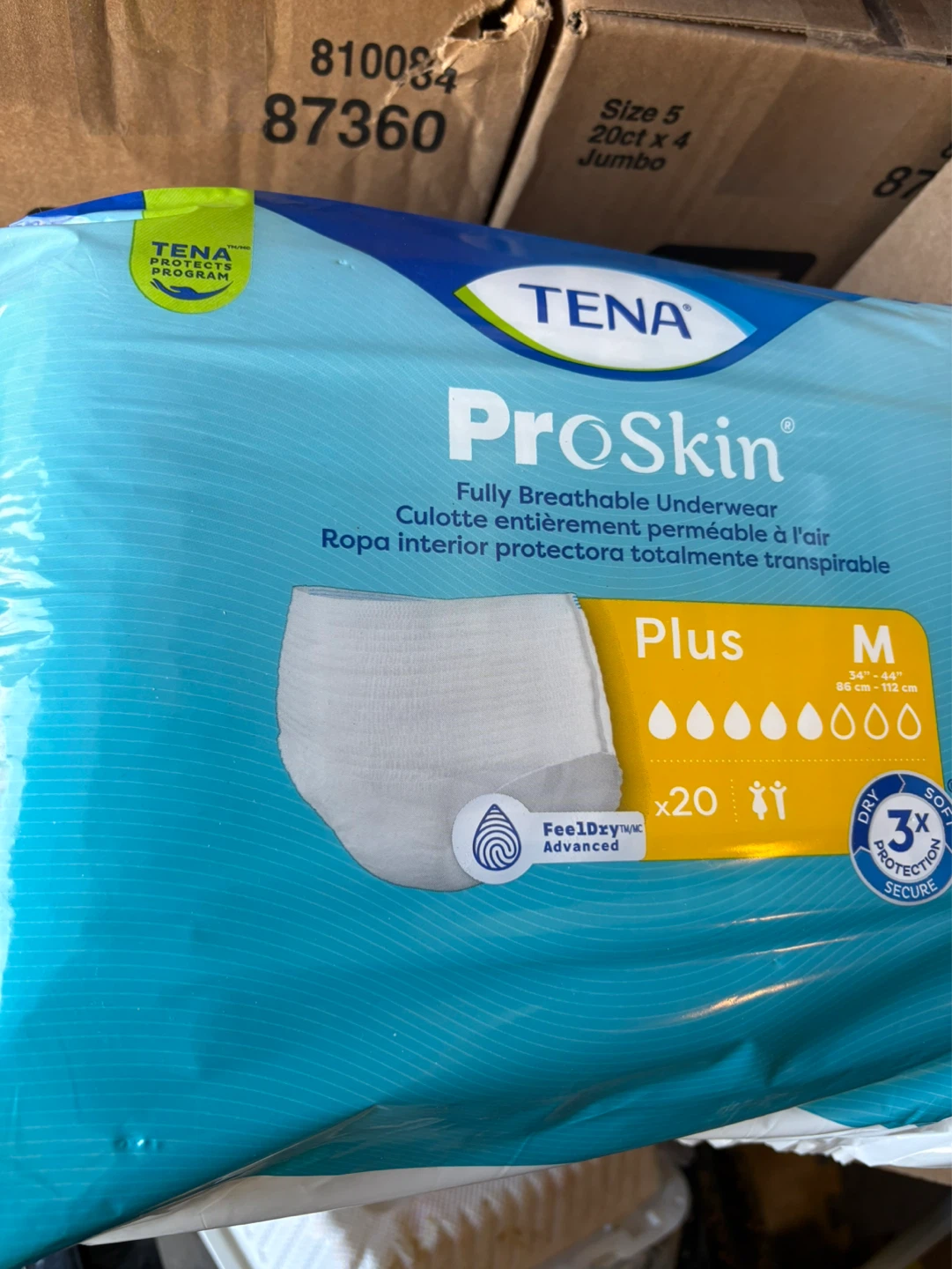 TENA ProSkin Plus Medium Breathable Underwear (20 count)