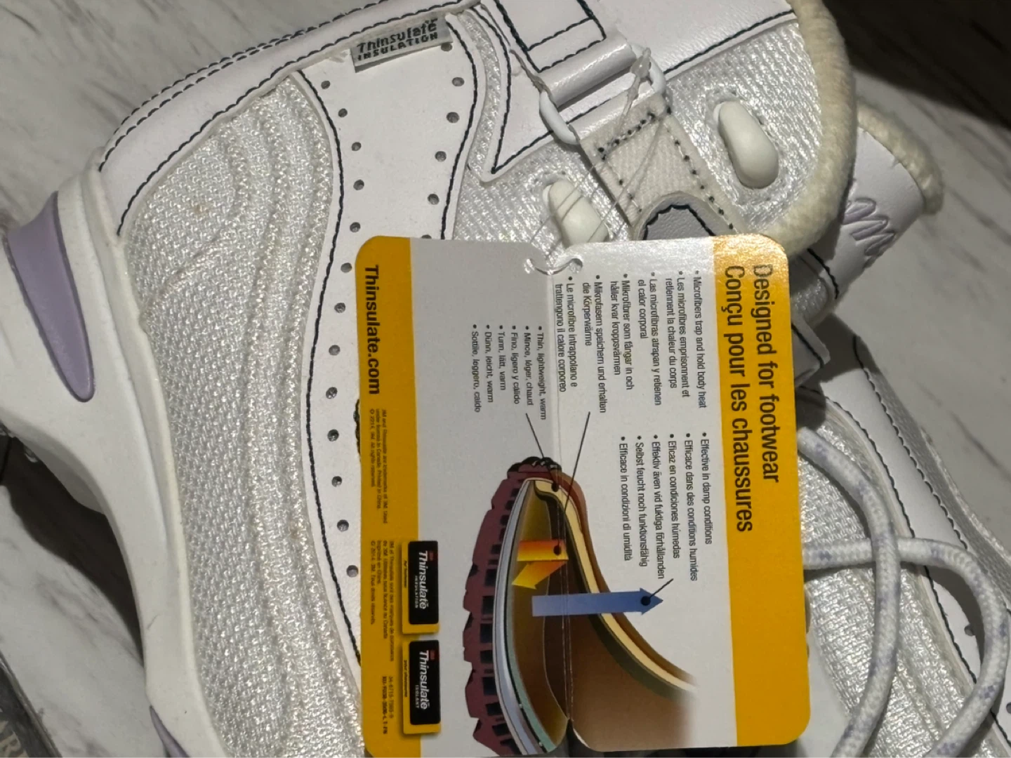 Size 6 White Cameo Figure Skates - photo 2
