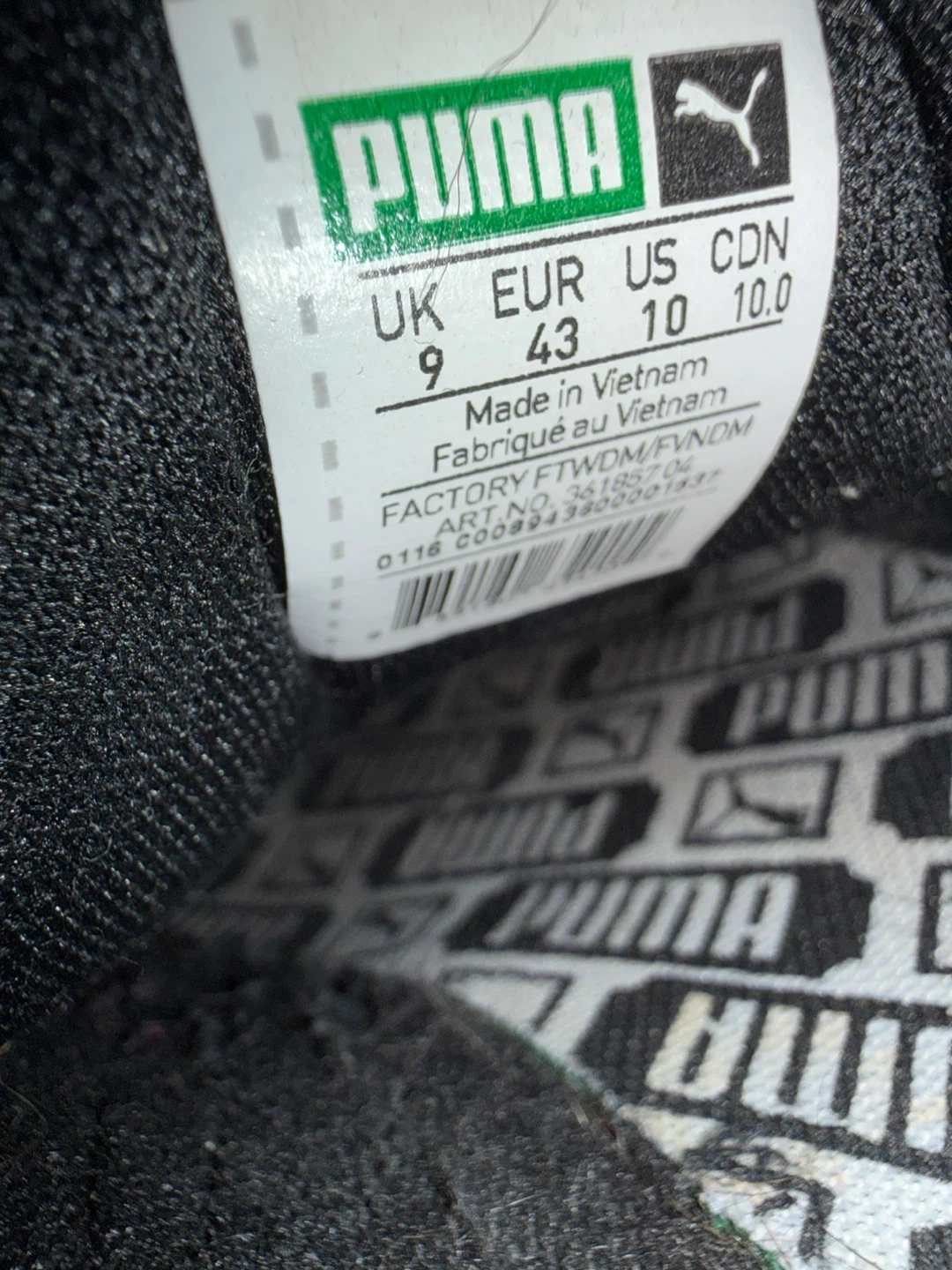 Men’s Puma Suede Sneakers - Black - photo 3