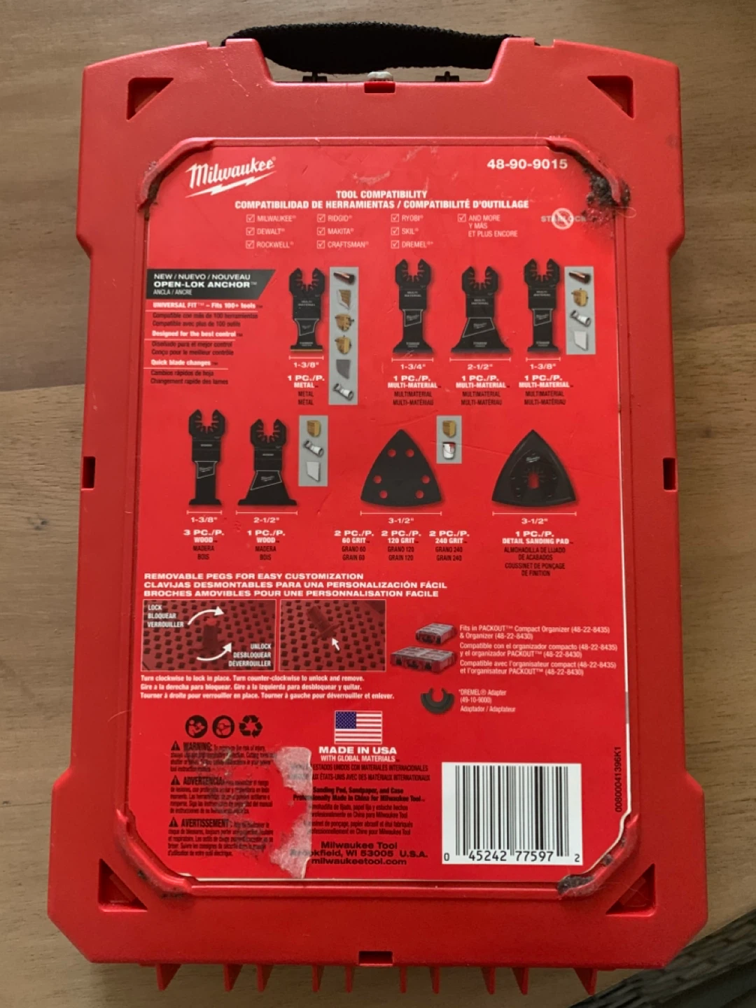 Milwaukee 15-Piece Multi-Tool Oscillating Blade Set - photo 2