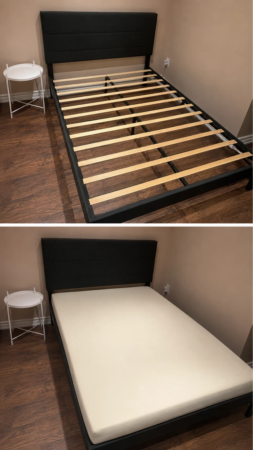 Queen bed and mattress  for sale