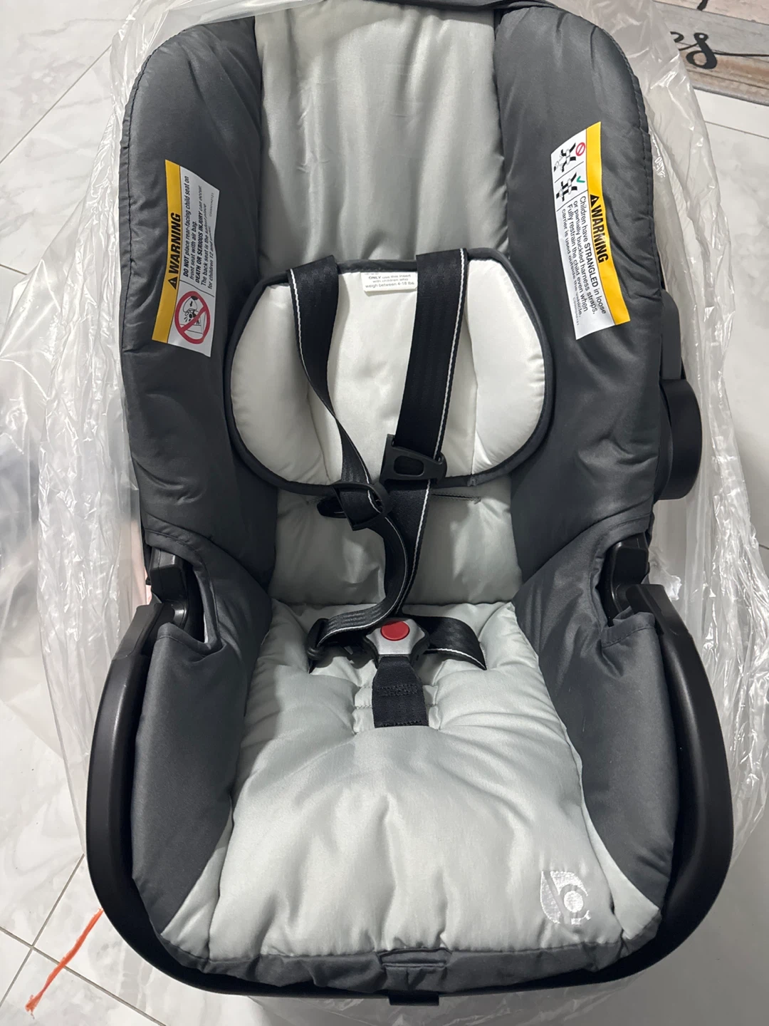 Gray Baby Infant Car Seat