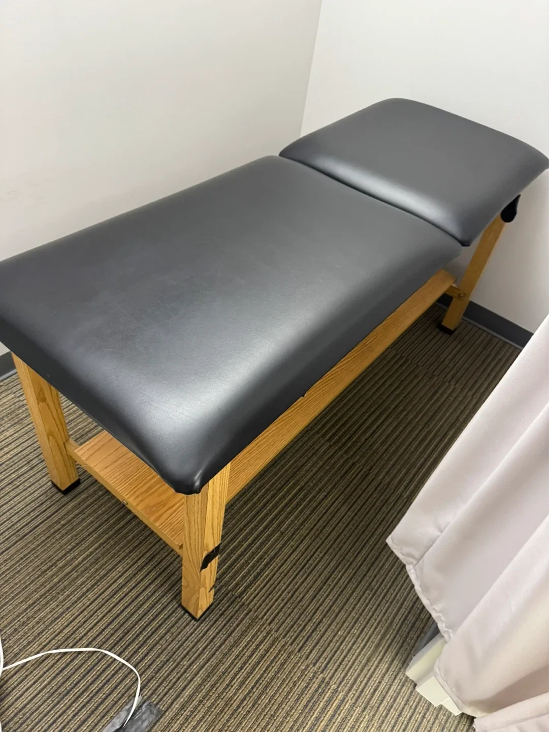 Black Padded Massage Table