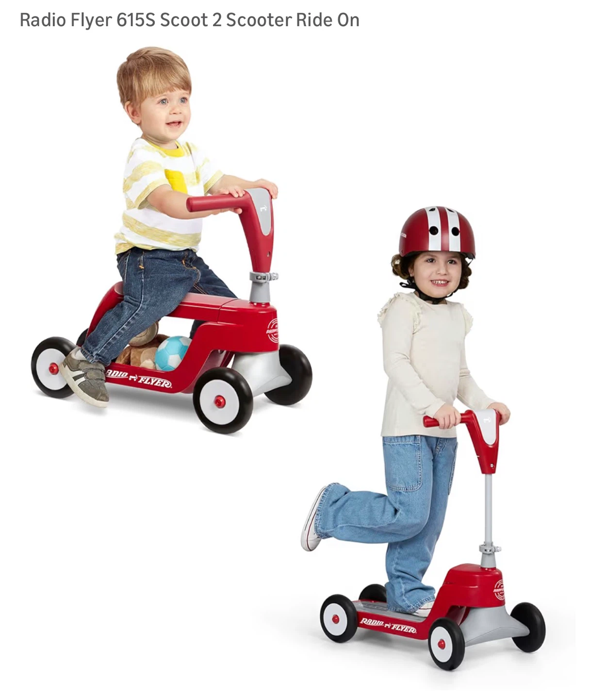 Radio Flyer 615S Scoot 2 Scooter Ride On - photo 3