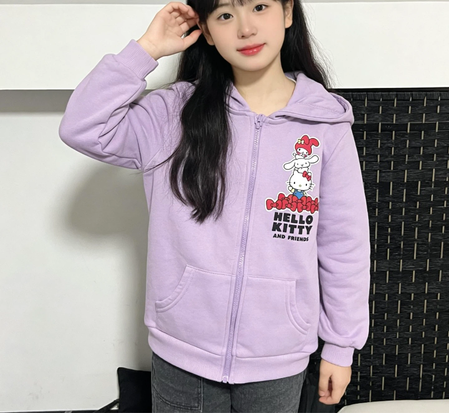 Hello Kitty and Friends Zip-Up Hoodie size 5/6 years