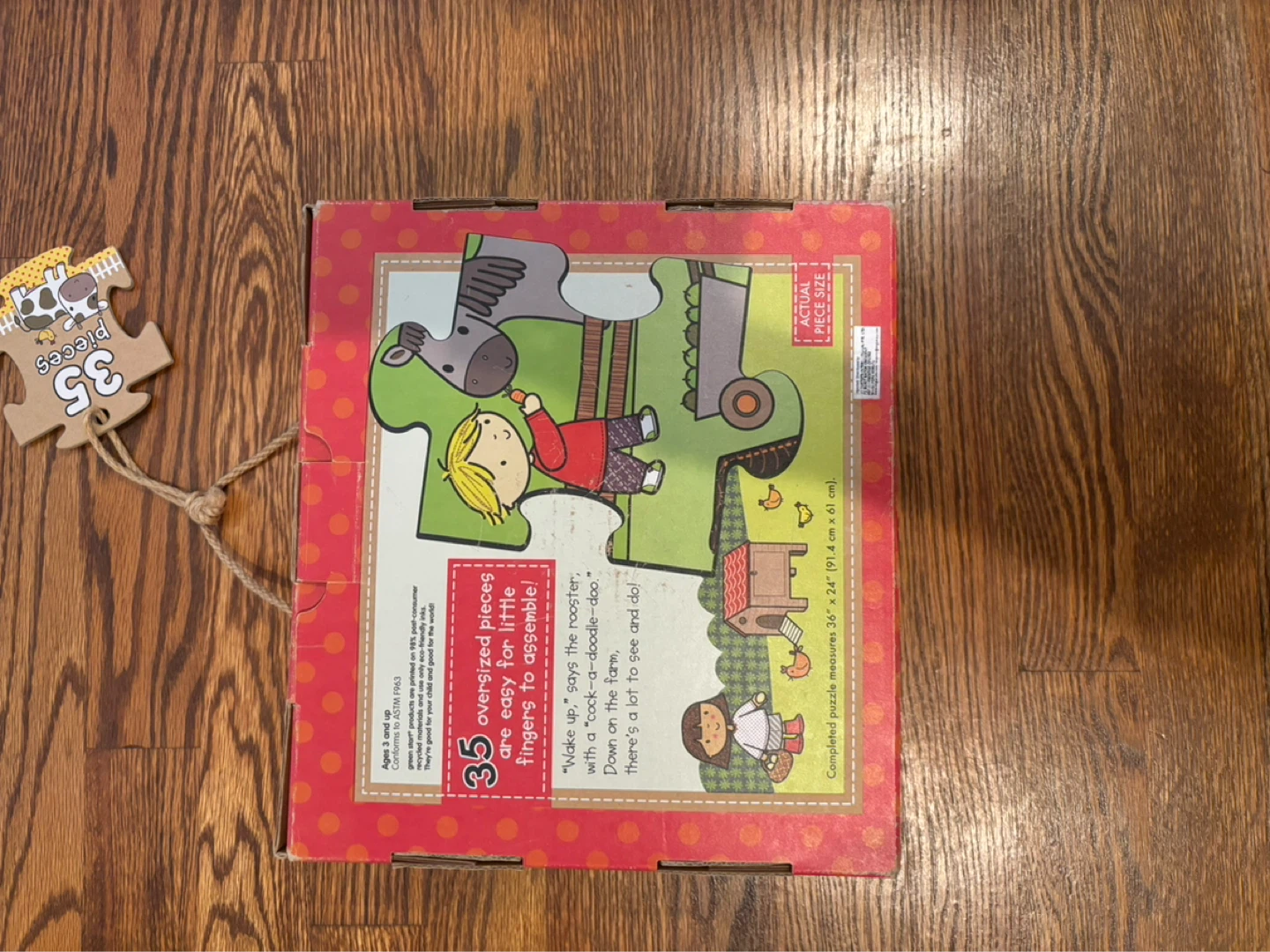 Green Toys "On the Farm" Giant Floor Puzzle - photo 2