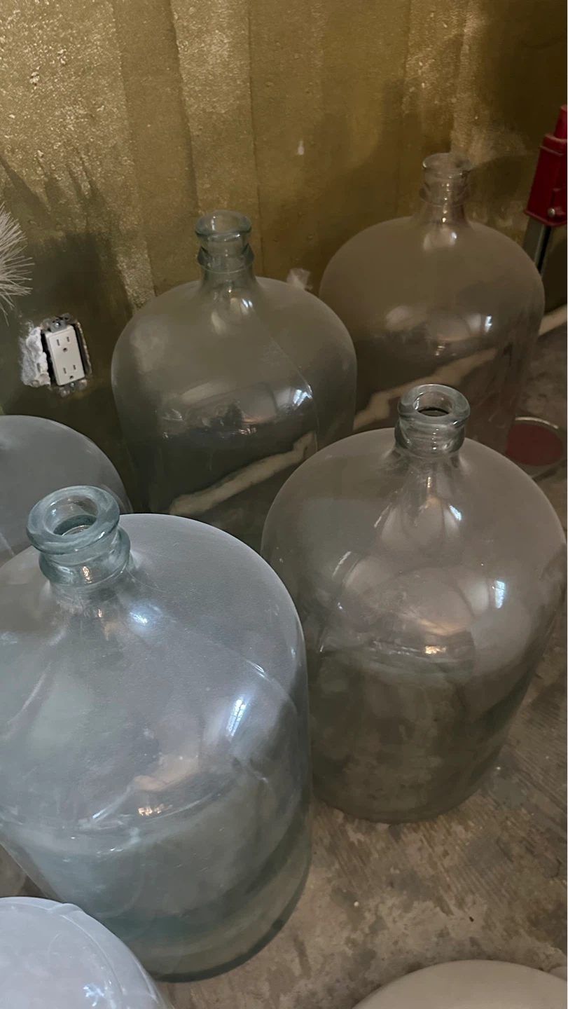 Glass Carboys / Jugs - Set of 4