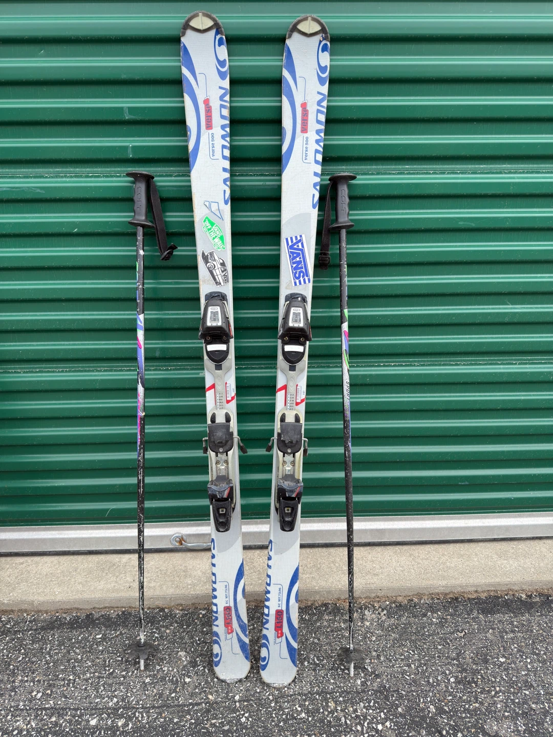 Salomon Skis with Poles