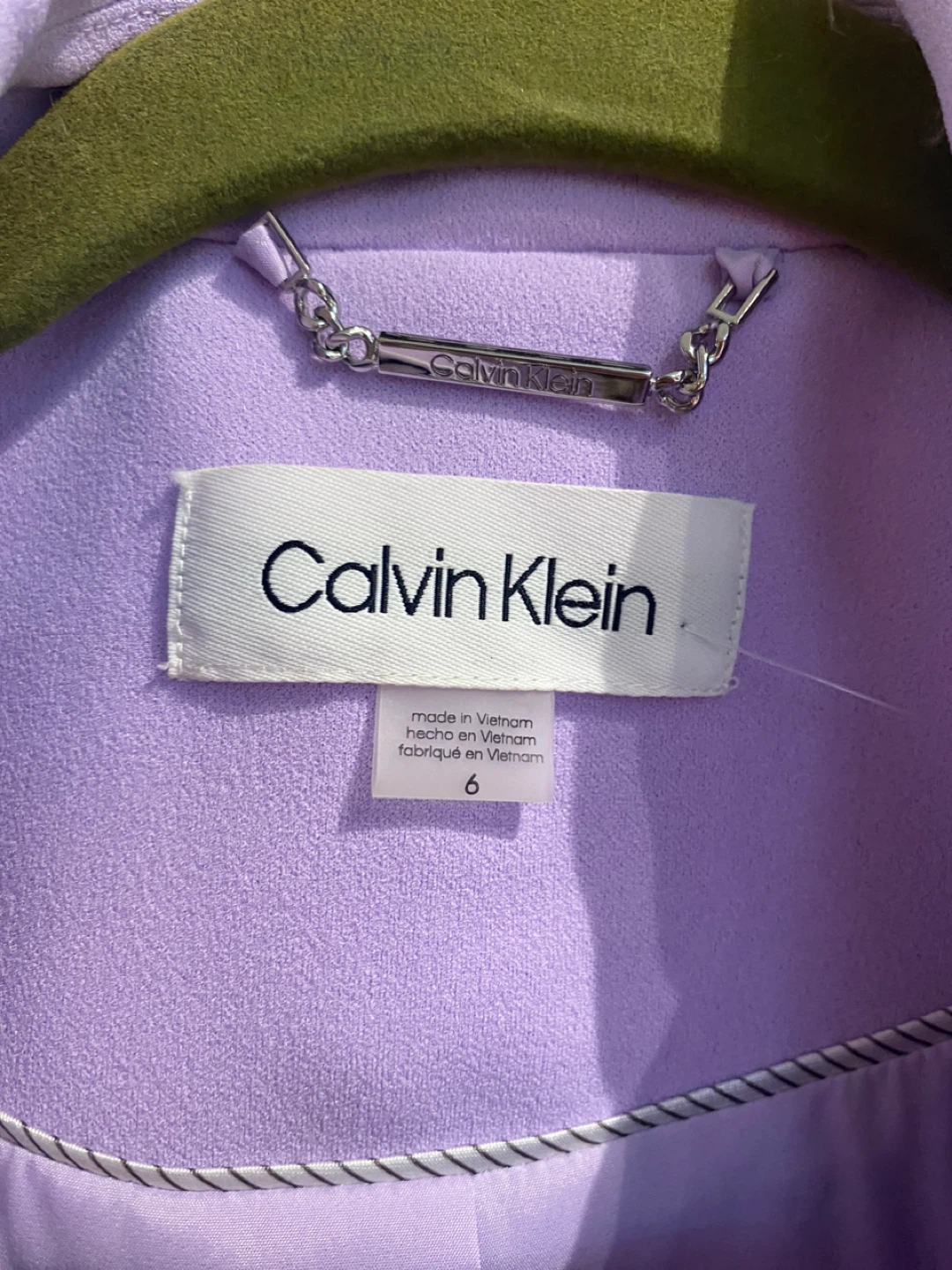 Calvin Klein purple lilac women’s blazer jacket - photo 2