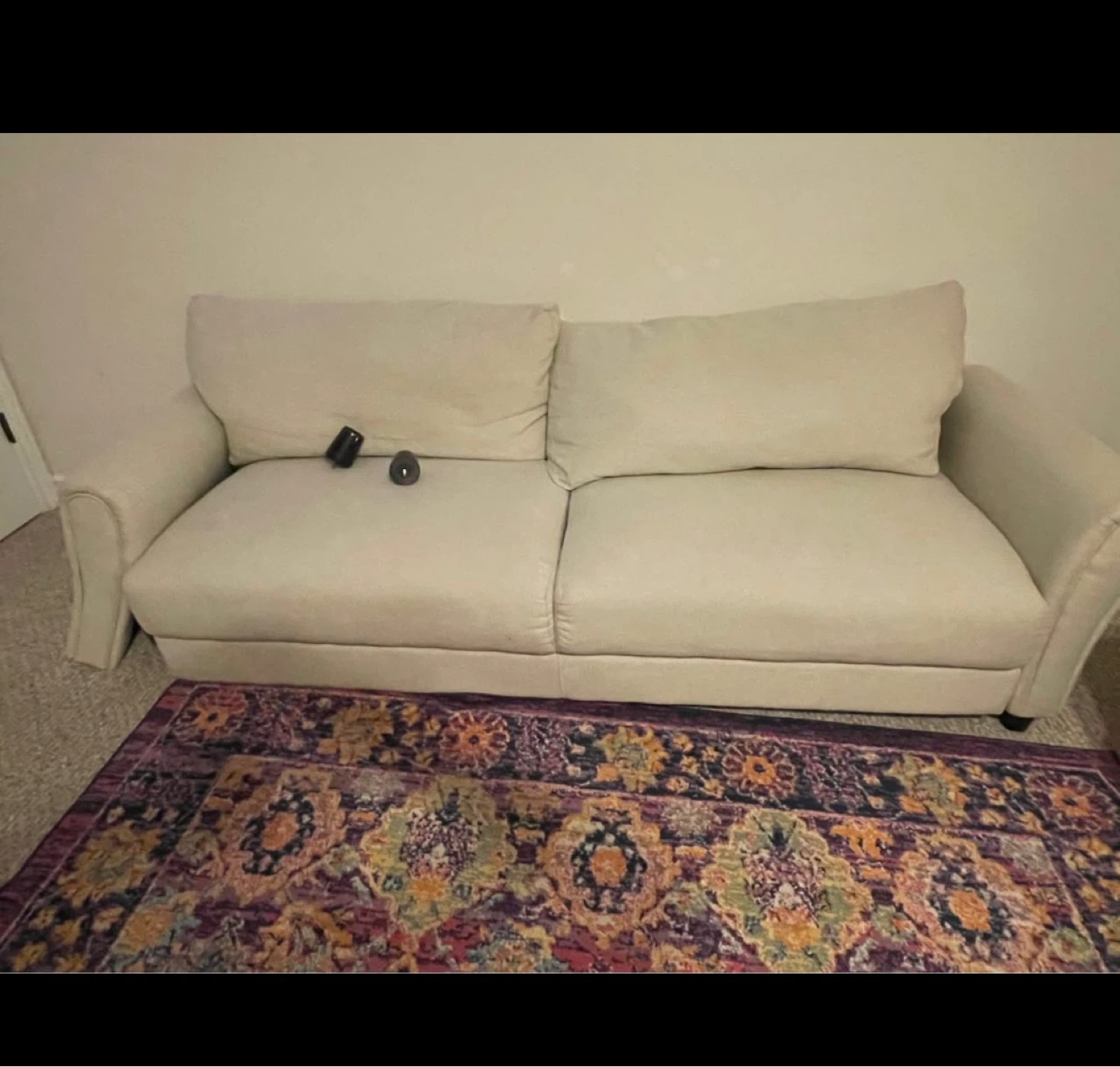 Cream Sofa-Move out sale