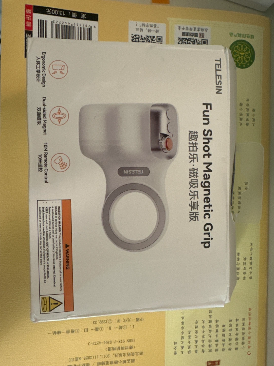 TELESIN Fun Shot Magnetic Grip