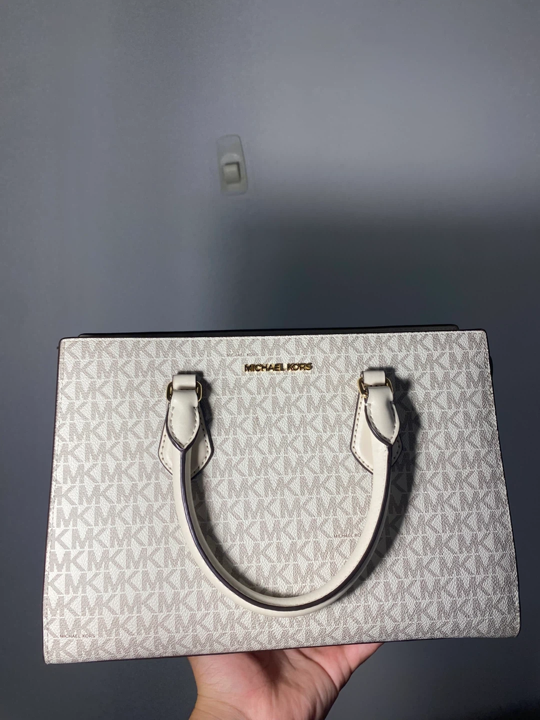 Michael Kors Signature MK Logo Satchel Bag - photo 5