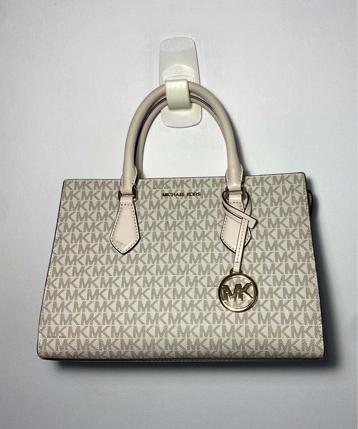 Michael Kors Signature MK Logo Satchel Bag - photo 4