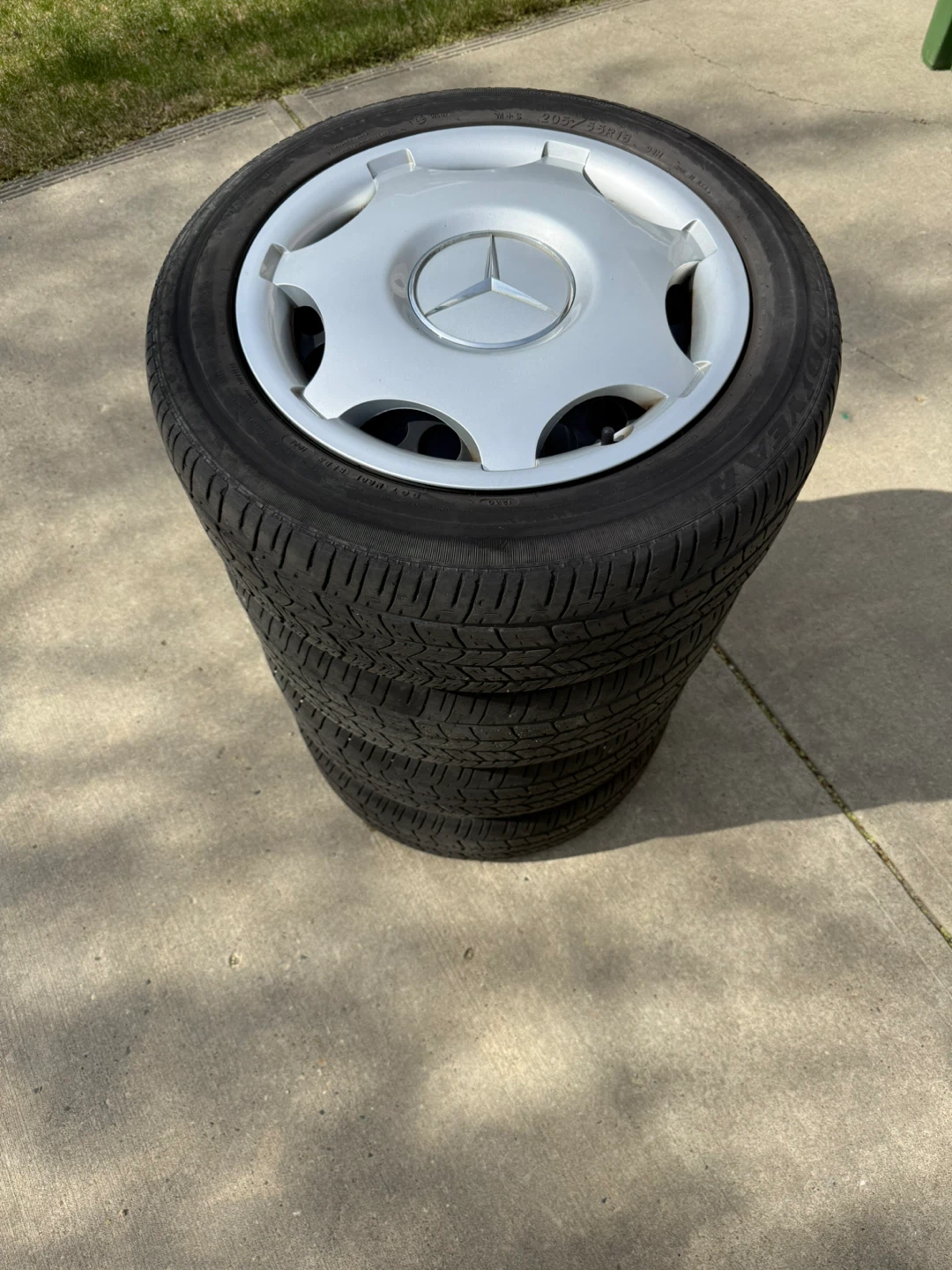 Mercedes-Benz OEM 16” Tire & Rim Set (4) – 205/55R16 - photo 2