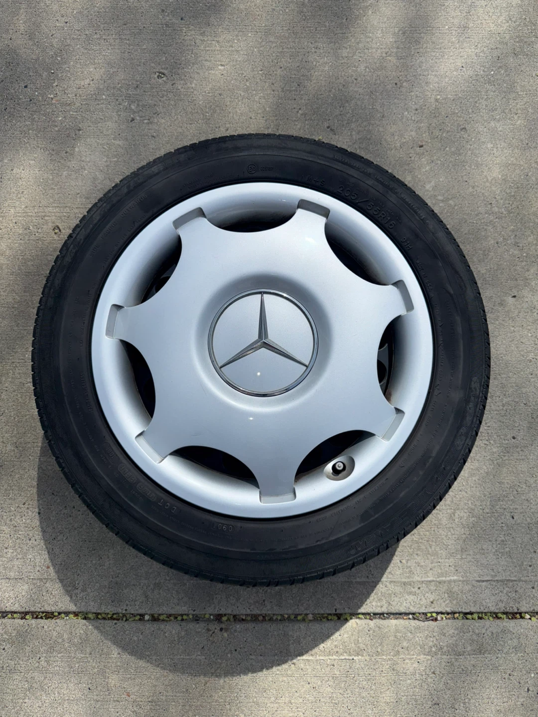 Mercedes-Benz OEM 16” Tire & Rim Set (4) – 205/55R16