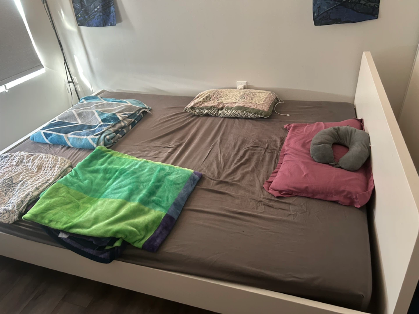 Queen Size Bed Frame + Mattress - photo 2