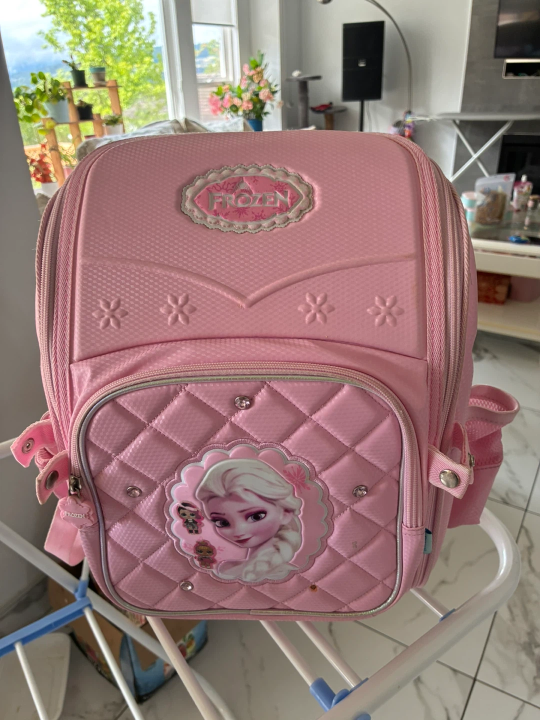 Pink Frozen Backpack
