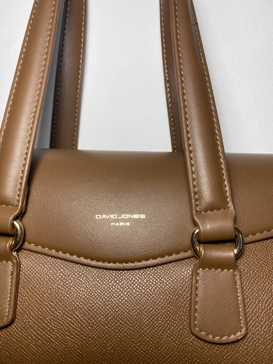 David Jones Paris Brown Satchel Woman’s Handbag - photo 2