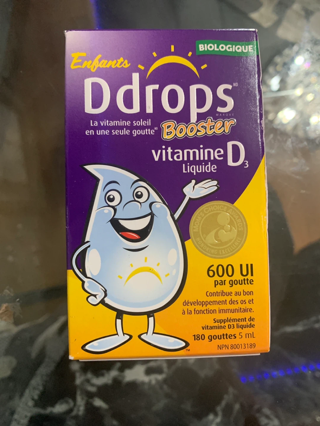 Ddrops Booster Vitamin D Liquid 600 IU - 180 Drops