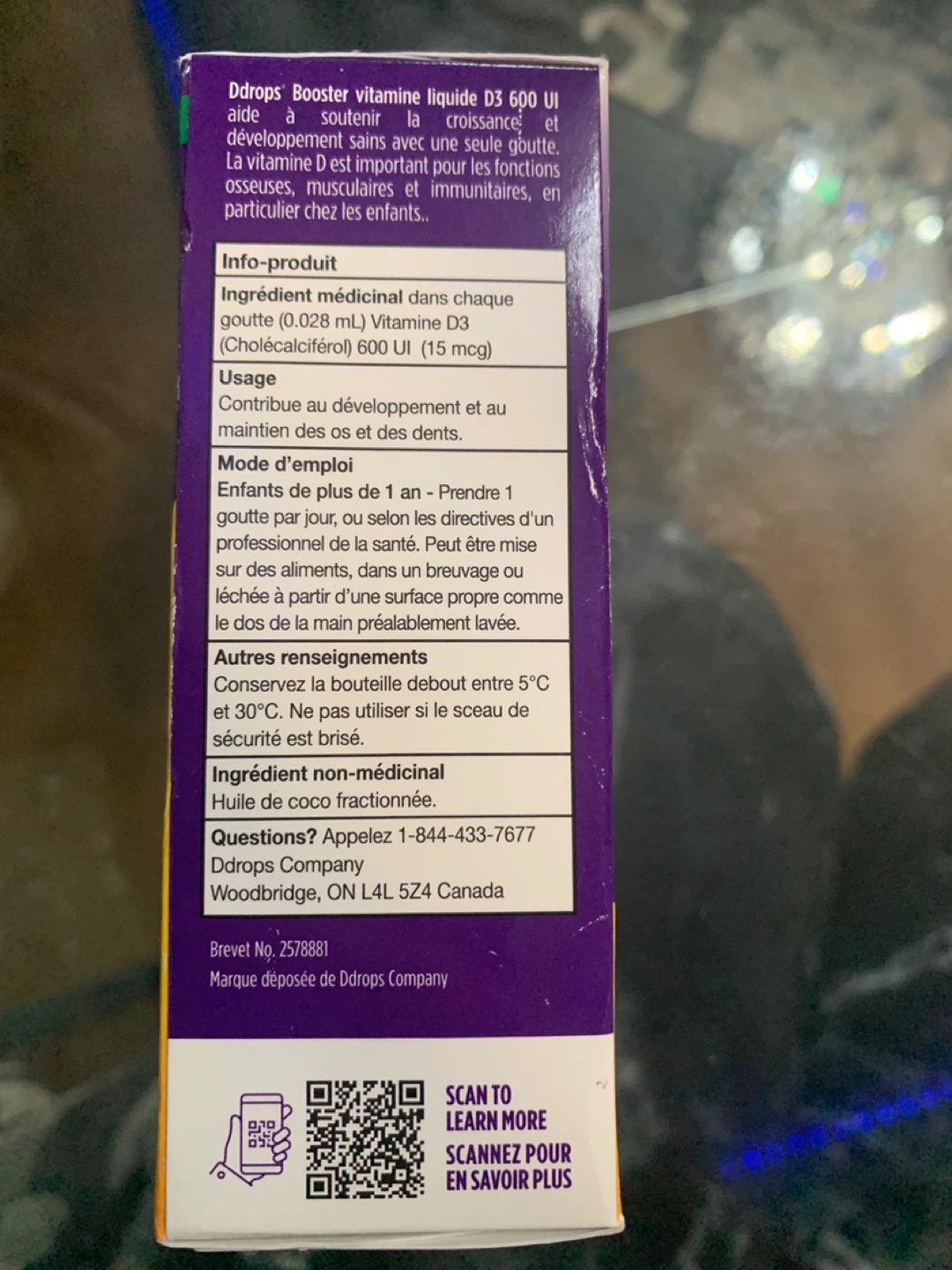 Ddrops Booster Vitamin D Liquid 600 IU - 180 Drops - photo 2
