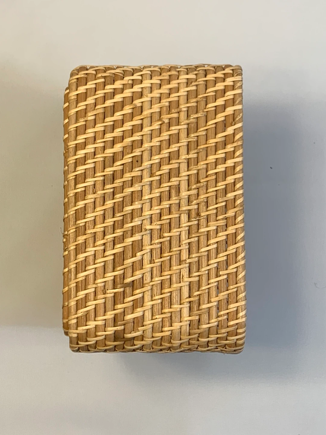 Woven Rattan Rectangular Basket - photo 4