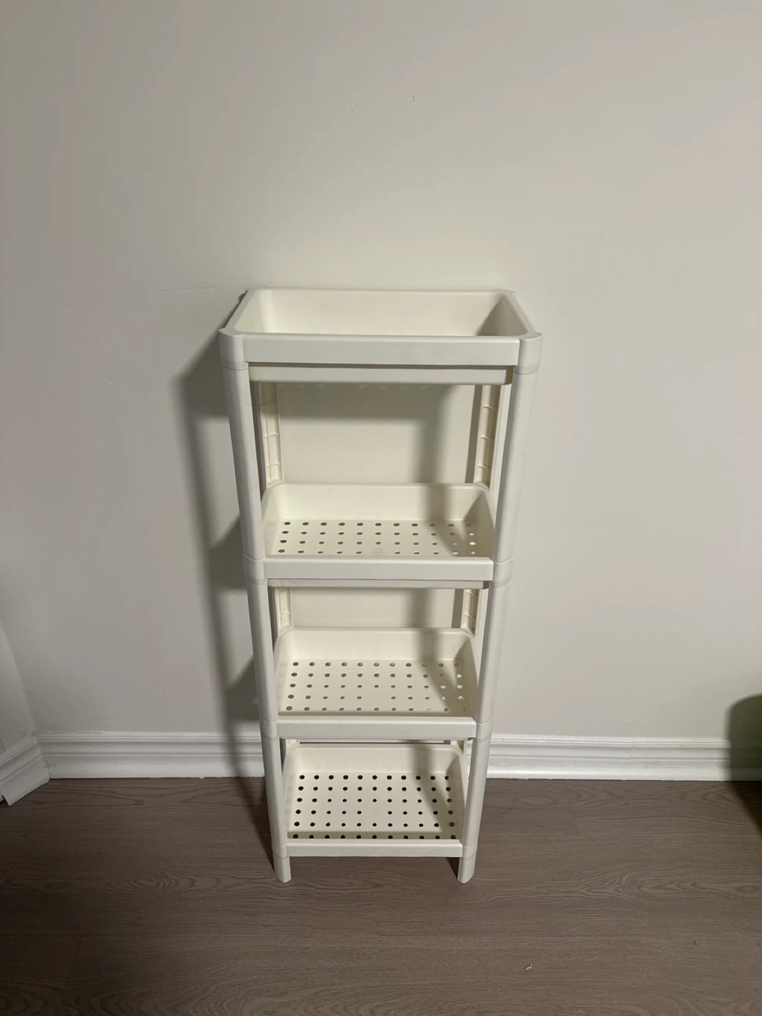 IKEA plastic storage shelf