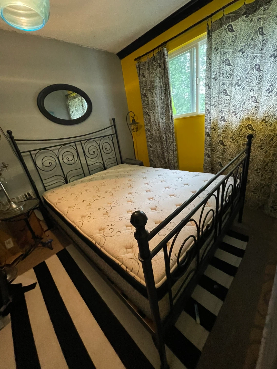 Queen Size  bed frame and Mattress