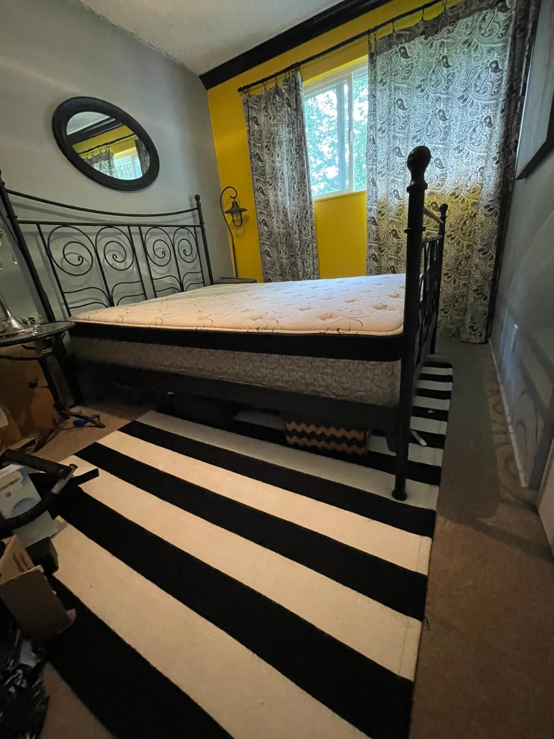 Queen Size  bed frame and Mattress - photo 2