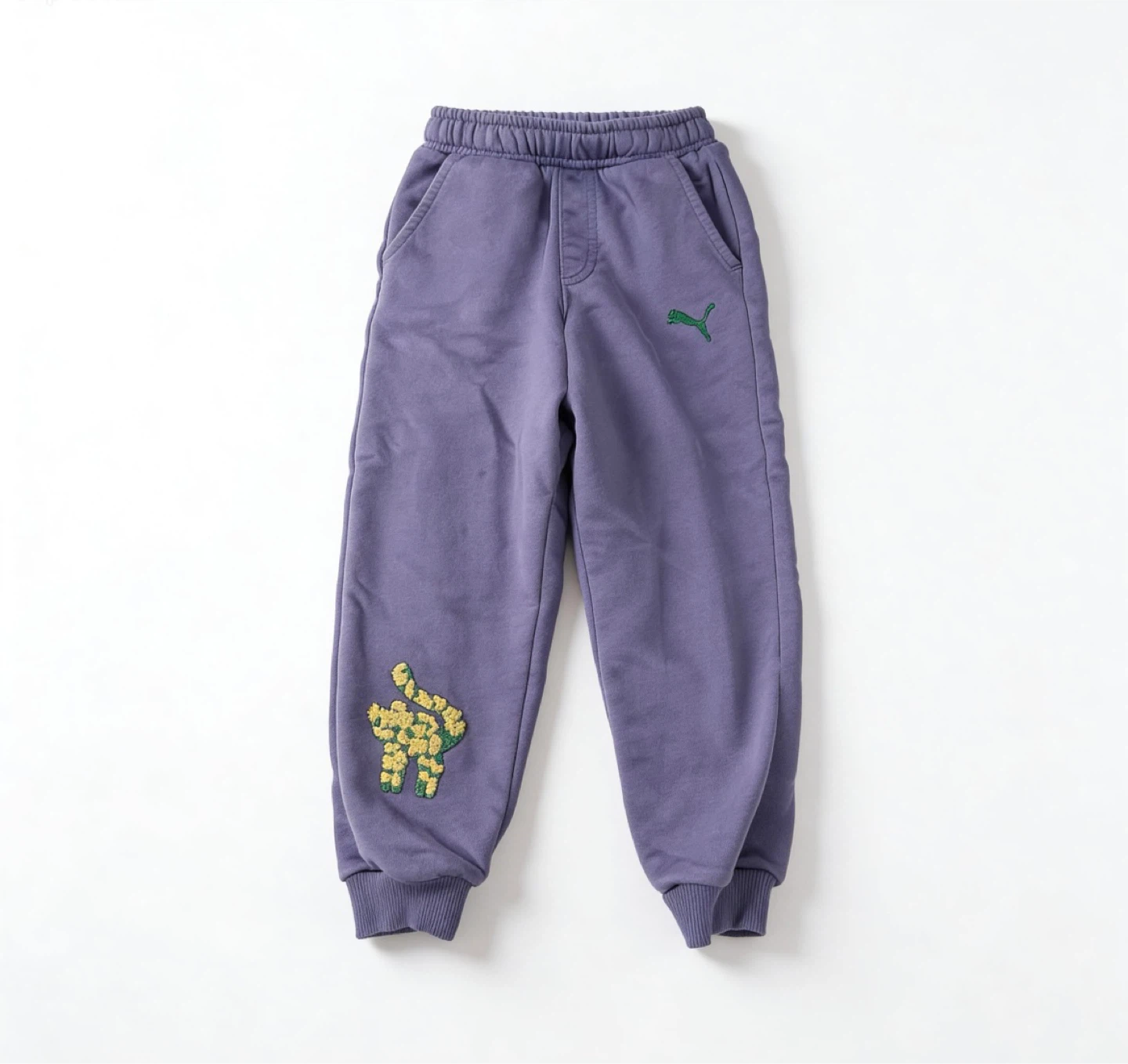 Puma Kids Joggers Purple Floral size 5T - photo 2