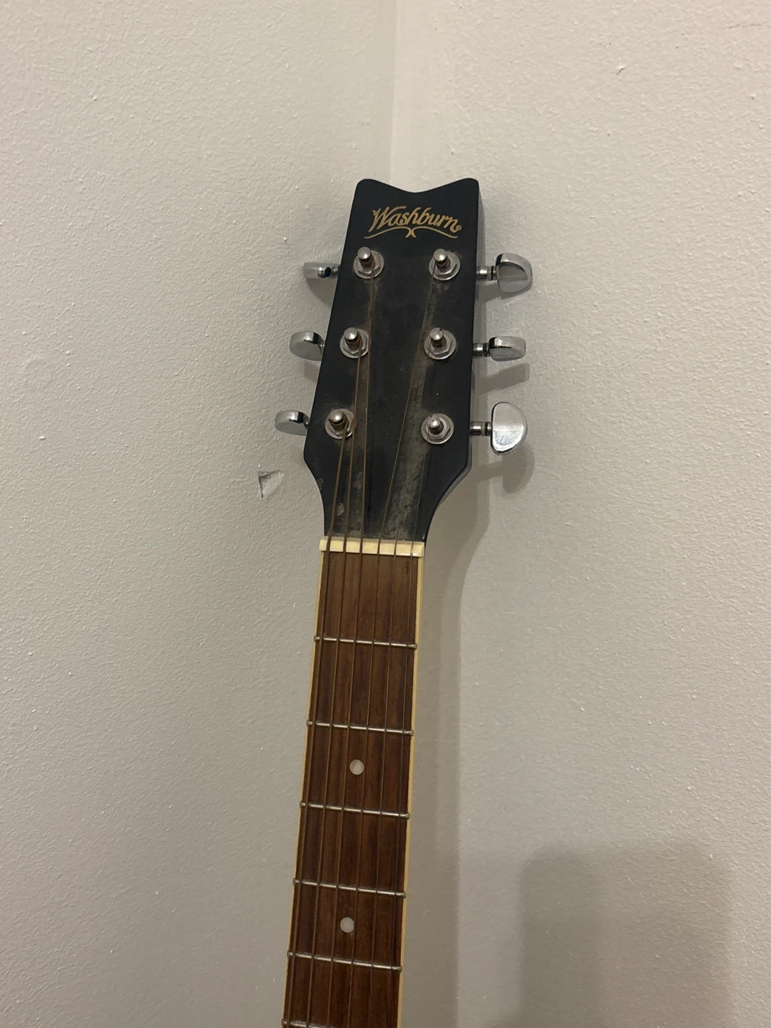 Washburn Acoustic-Electric Guitar - Black $130 firm - photo 2