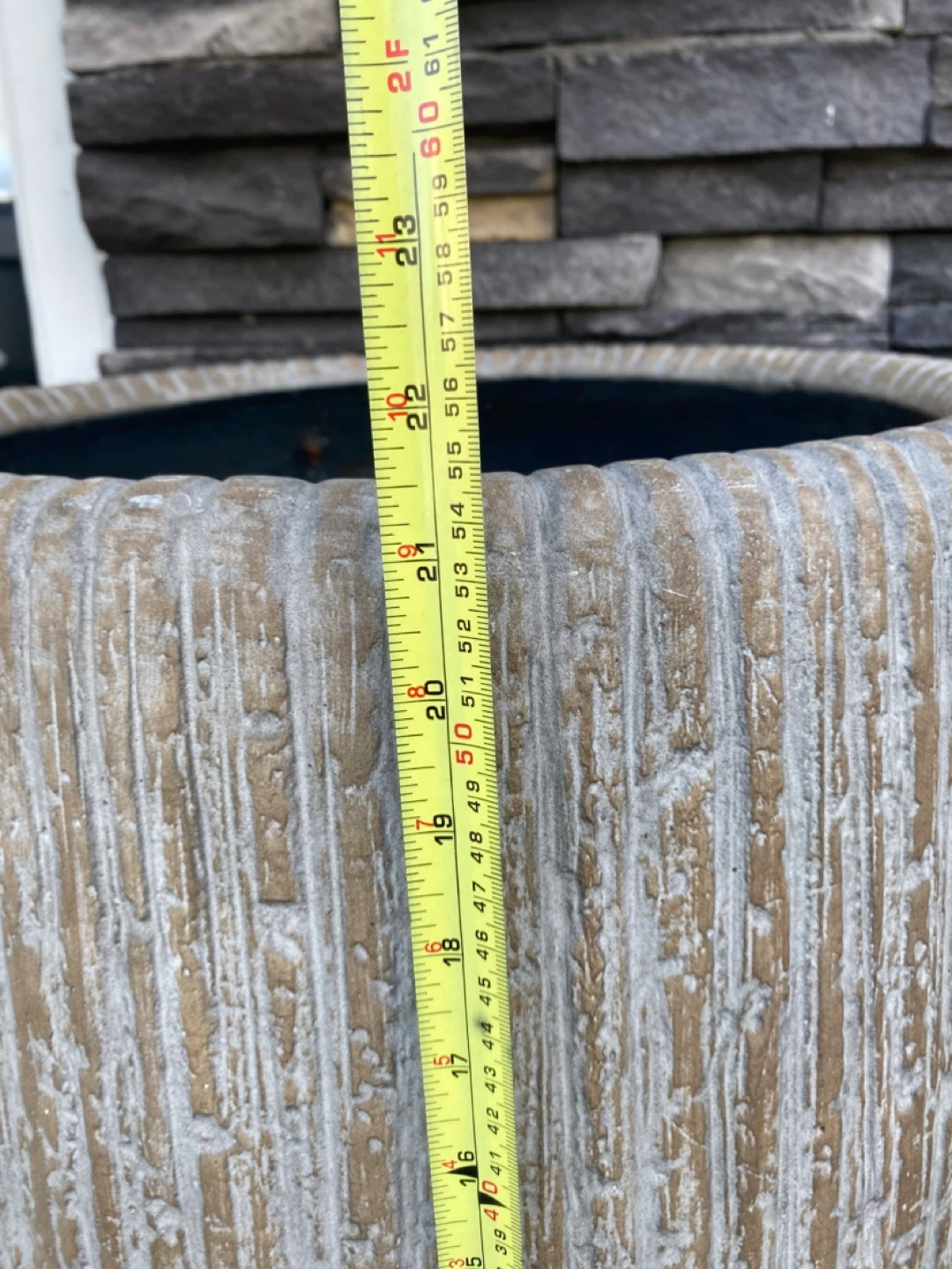 Large Textured Planter Pot