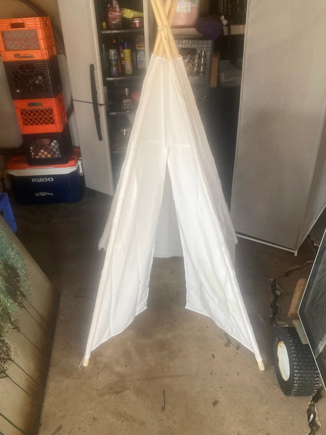 White Teepee Play Tent