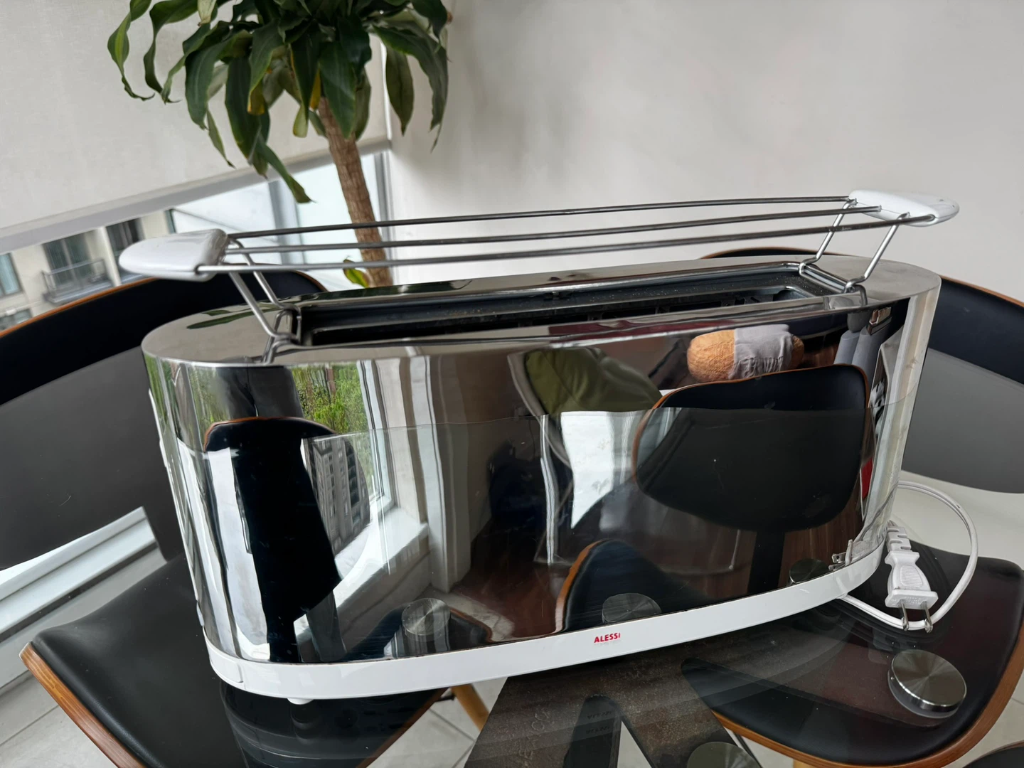 Alessi Chrome 2-Slice Toaster