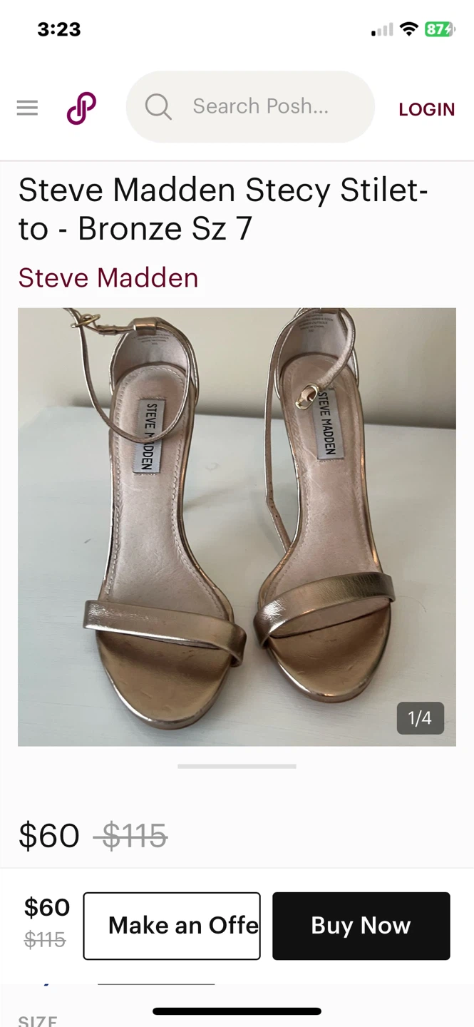 Steve Madden Heel Shoes size 5.5 - photo 4