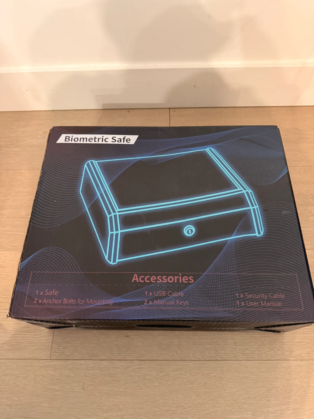 Biometric Safe with Fingerprint and Keypad Access