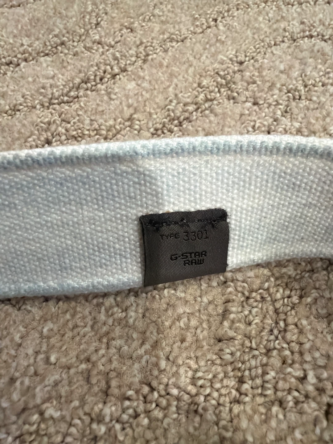 G-Star RAW White Canvas Belt - photo 3