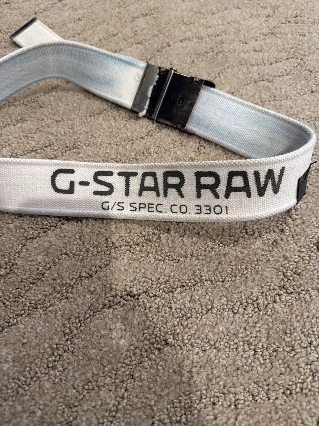 G-Star RAW White Canvas Belt - photo 2