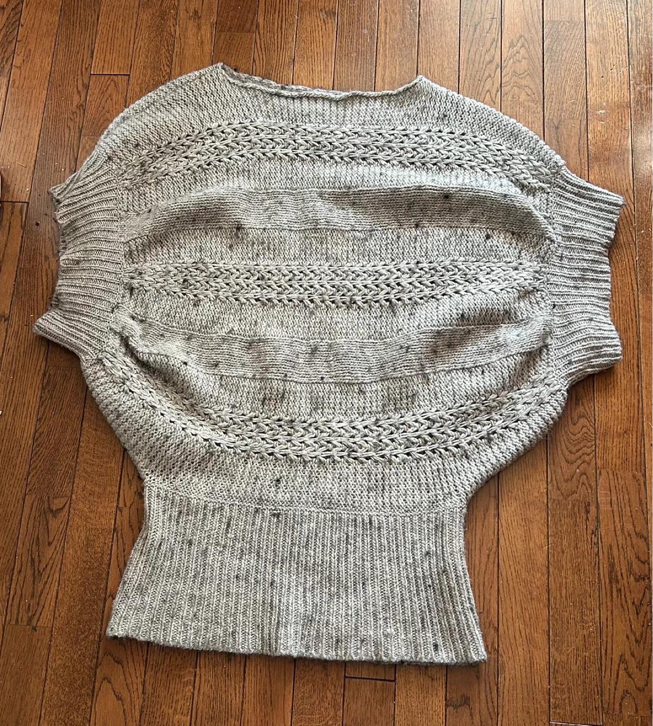Le Chateau Grey Knit Sweater - Size S/M