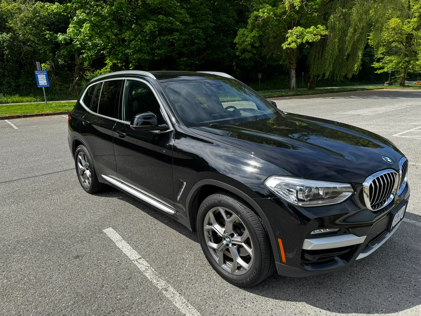 Black BMW X3 xDrive30i - photo 2