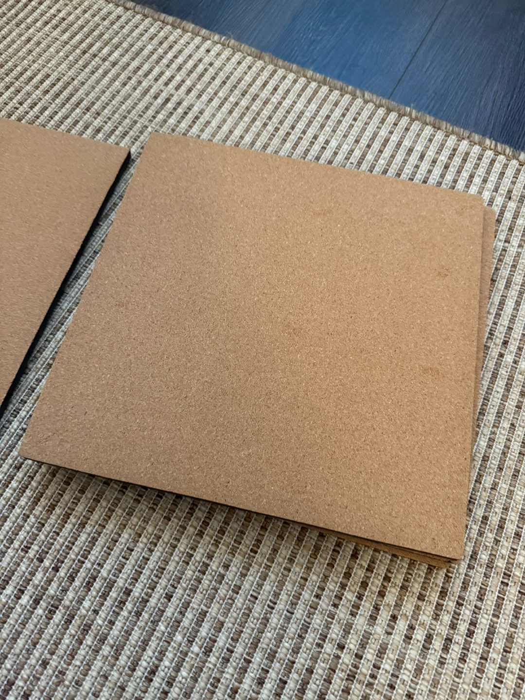 Set of 4 Brown Square Cork Foam Board - photo 5