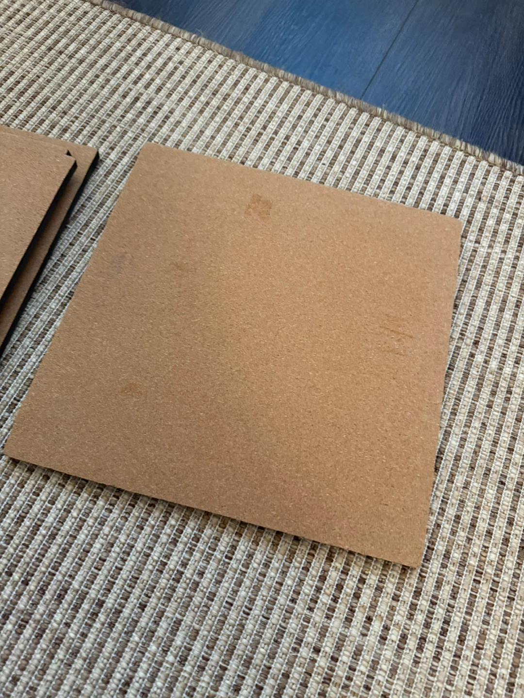 Set of 4 Brown Square Cork Foam Board - photo 3