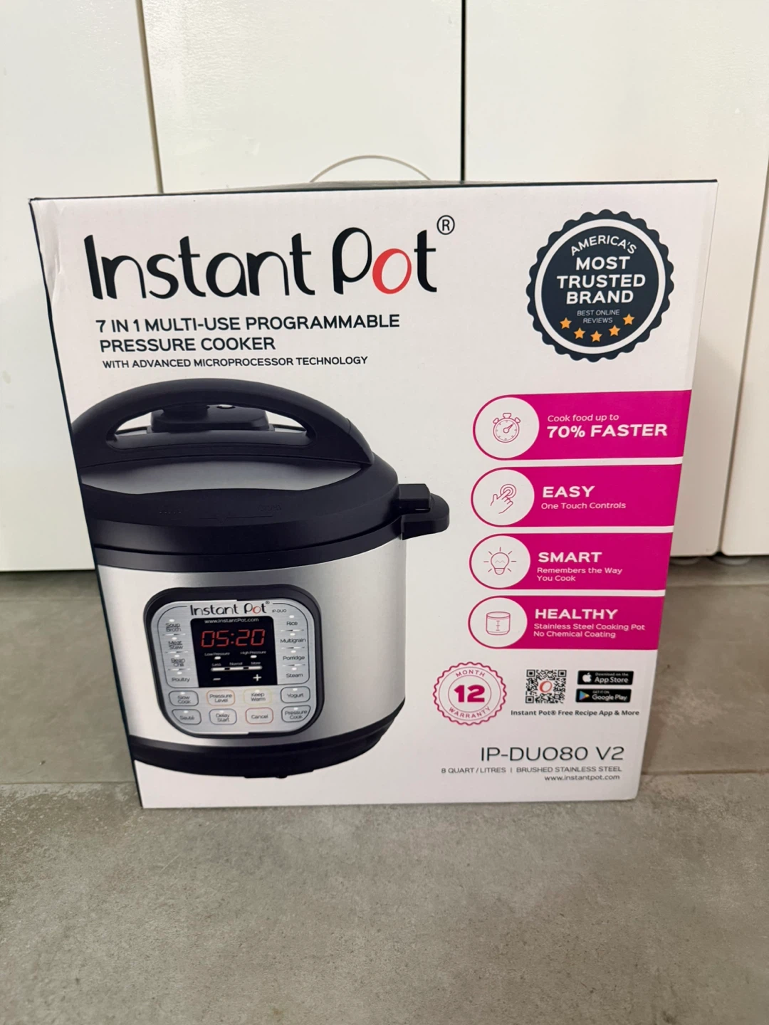 Instant Pot 8 Quart 7-in-1 Multi-Use Pressure Cooker