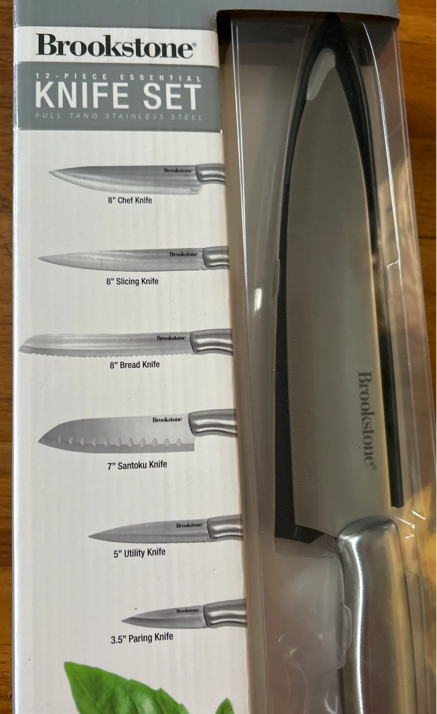 Brookstone 12-Piece Full Stainless Steel Knife Set - photo 4