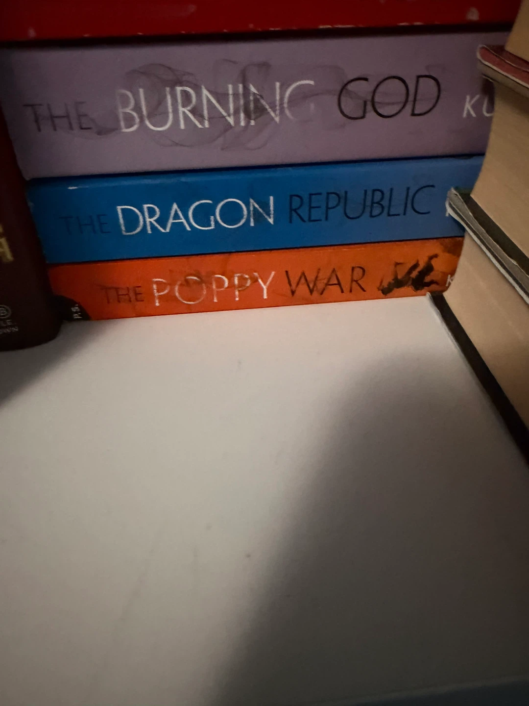 The Poppy War, The Dragon Republic, The Burning God Books