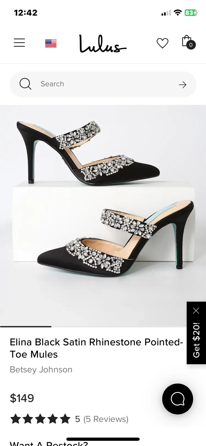 Betsey Johnson Satin Rhinestone Pointed-Toe Mules. - photo 4